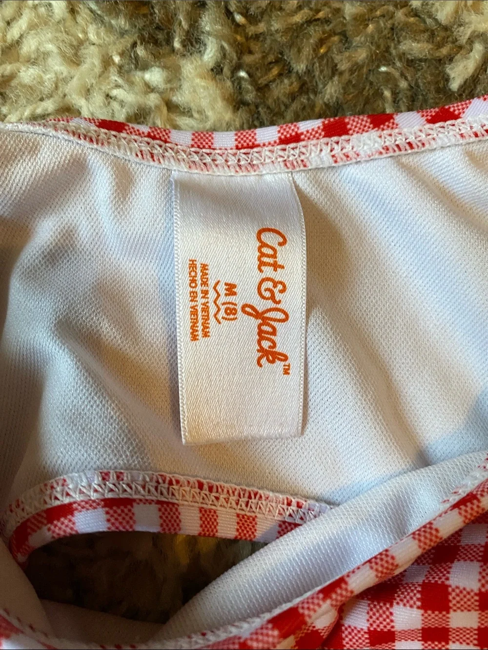 Girls Gingham swimsuit